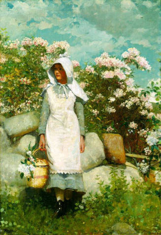 Girl and Laurel