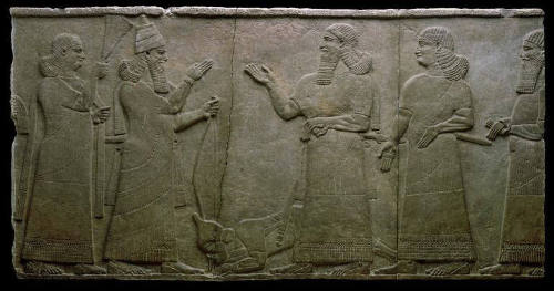 Tiglath-Pileser III Receiving Homage