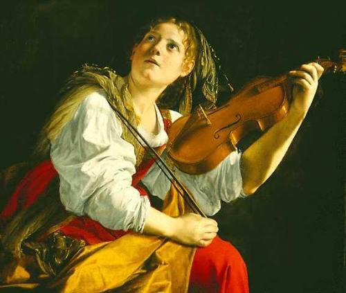 Young Woman with a Violin