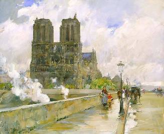 Notre Dame Cathedral, Paris, 1888