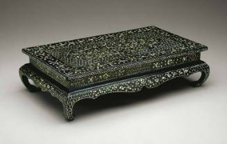 Table with Floral Scroll Design