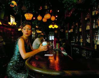 Drinking at Hogan's bar