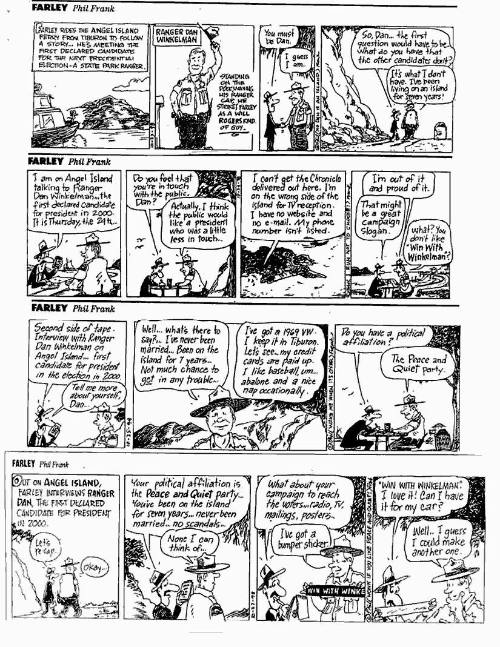 The Ranger Dan Cartoon Saga Begins