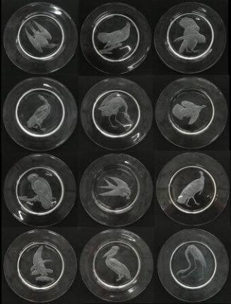 12 Audubon Plates