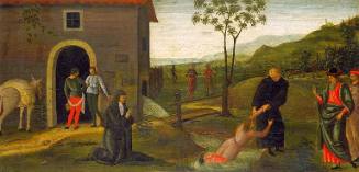 Saint Nicholas of Tolentino Rescuing a Boy from Drowning