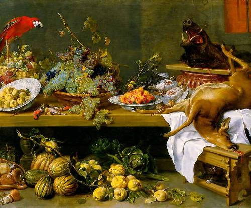 Still Life with Fruit, Vegetables and Dead Game