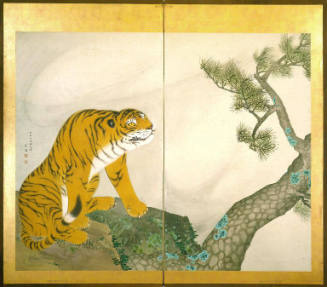 老虎屏风