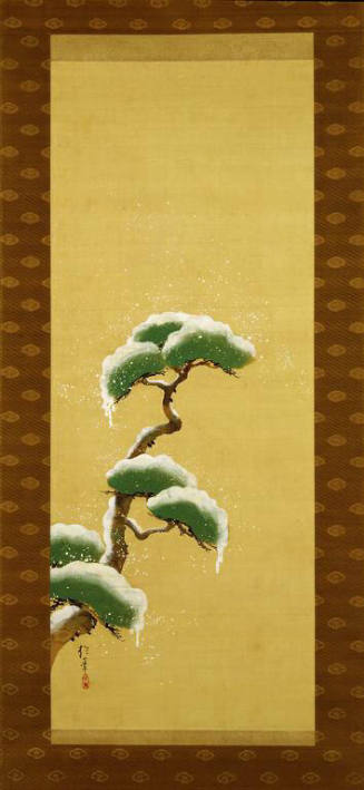 Triptych of the Three Seasons:  Snow Clad Pine
